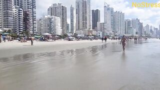 Praia Central em Balneário Camboriú ???????? Brasil ☀️ ???????? #beach