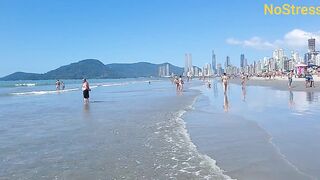 Praia Central em Balneário Camboriú ???????? Brasil ☀️ ???????? #beach