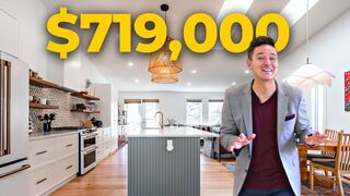 Inside a $719,000 BEACH House Bungalow in Calgary's Woodbine!