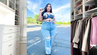 Amaya .. Plus size Model Bio and Wiki model instagram Height and Weight, Try On Haul Jeans