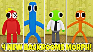 [11/05 UPDATE 2] How to get ALL 4 NEW SWAPPED RAINBOW FRIENDS BACKROOM MORPHS! - Roblox