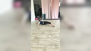 My daily ballet dancer stretches and all the different classes in my home studio