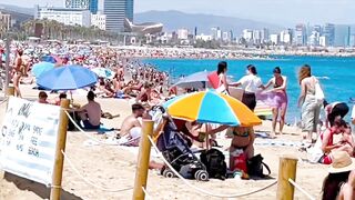 Barcelona beach walk ????????beach Sant Sebastia