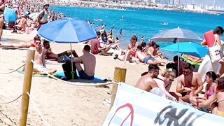 Barcelona beach walk ????????beach Sant Sebastia