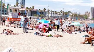 Barcelona beach walk ????????beach Sant Sebastia