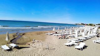 ANTALYA Beach walk in November SIDE STAR BEACH ???????? #TÜRKIYE #turkey #side #beach #Antalya