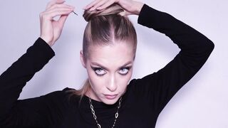 TREND 2022 - MODEL SLEEK BUN, STEP BY STEP TUTORIAL