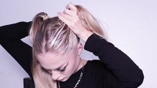 TREND 2022 - MODEL SLEEK BUN, STEP BY STEP TUTORIAL