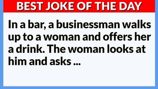 ???? FUNNY JOKES TO MAKE YOU LAUGH | THE BEST COMEDY JOKES - A businessman walks up to a woman in a bar