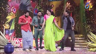 Sudigali Sudheer, Auto Ramprasad & Hyper Aadi Funny Dance Performance |Sridevi Drama Company|Indraja