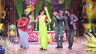 Sudigali Sudheer, Auto Ramprasad & Hyper Aadi Funny Dance Performance |Sridevi Drama Company|Indraja