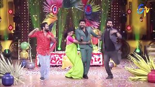 Sudigali Sudheer, Auto Ramprasad & Hyper Aadi Funny Dance Performance |Sridevi Drama Company|Indraja