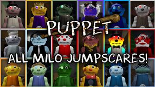 Roblox Puppet | ALL MILO JUMPSCARES! (PIGGY FANGAME)