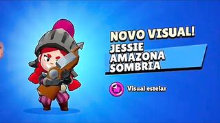 COMPRANDO A SKIN DA JESSIE AMAZONA SOMBRIA NO BRAWL STARS!!