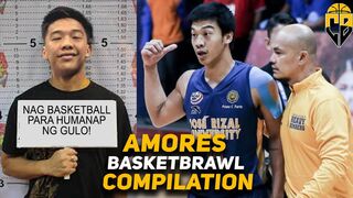 NCAA JOHN AMORES of JRU most VIOLENT plays ever and FIGHTS compilations