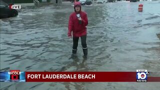 Fort Lauderdale Beach closes ahead of Tropical Storm Nicole