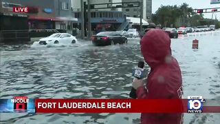 Fort Lauderdale Beach closes ahead of Tropical Storm Nicole