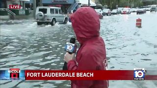 Fort Lauderdale Beach closes ahead of Tropical Storm Nicole