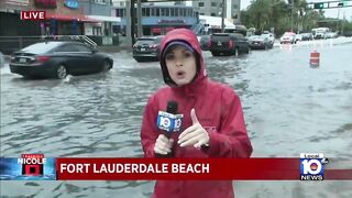 Fort Lauderdale Beach closes ahead of Tropical Storm Nicole