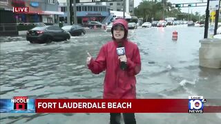 Fort Lauderdale Beach closes ahead of Tropical Storm Nicole