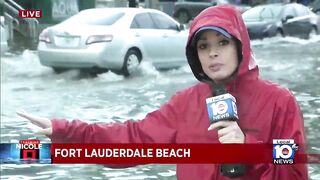 Fort Lauderdale Beach closes ahead of Tropical Storm Nicole