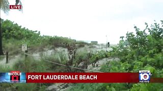 Fort Lauderdale Beach closes ahead of Tropical Storm Nicole