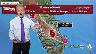 Hurricane Nicole forecast, 1 a.m. Nov. 10, 2022