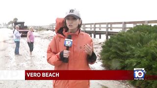 Residents of Vero Beach preparing for impact of Tropical Storm Nicole