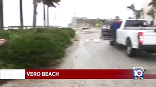 Residents of Vero Beach preparing for impact of Tropical Storm Nicole