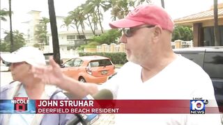 Big waves already spotted in Deerfield Beach as Tropical Storm Nicole nears Florida coast