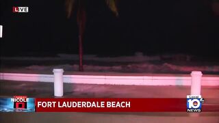 Parts of Fort Lauderdale beach shut down as Hurricane Nicole nears Florida coast