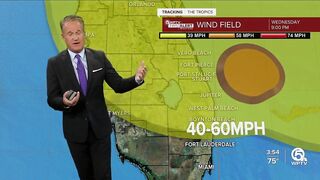 Tropical Storm Nicole forecast, 4 p.m. Nov. 9, 2022