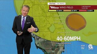 Tropical Storm Nicole forecast, 4 p.m. Nov. 9, 2022