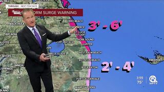 Tropical Storm Nicole forecast, 4 p.m. Nov. 9, 2022