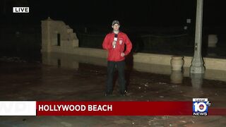 Hollywood Beach businesses brace for high tide