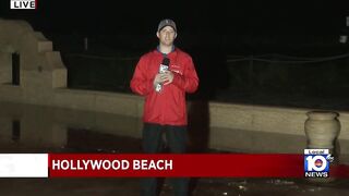 Hollywood Beach businesses brace for high tide