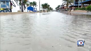 Hollywood Beach businesses brace for high tide