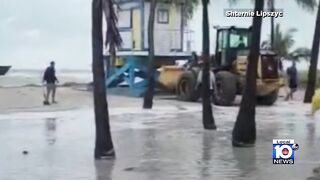 Hollywood Beach businesses brace for high tide