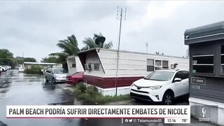 Sectores de Palm Beach podrían sufrir directamente los embates de Nicole