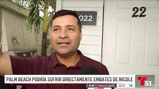 Sectores de Palm Beach podrían sufrir directamente los embates de Nicole