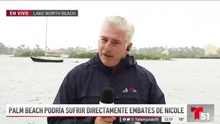 Sectores de Palm Beach podrían sufrir directamente los embates de Nicole