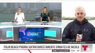 Sectores de Palm Beach podrían sufrir directamente los embates de Nicole