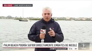 Sectores de Palm Beach podrían sufrir directamente los embates de Nicole