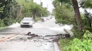 Tropical Storm Nicole flooding and storm surge hits Florida, from Palm Beach to Flagler Beach