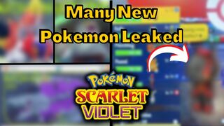 New Pokemon Leaked + Models for Paradox Pokemon!