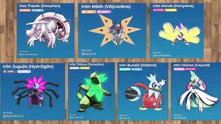 New Pokemon Leaked + Models for Paradox Pokemon!