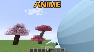 minecraft java vs anime