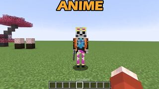 minecraft java vs anime