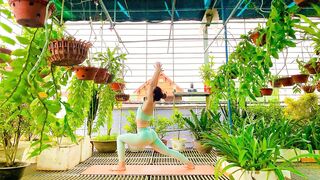 [줌마] 레깅스와 요가 ???? Stretching & Spirituality Workout with Olesya hot yoga - Part 1