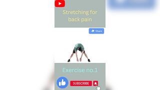 stretching for back pain relief | Exercise no.1 | Fitness plus Gadgets